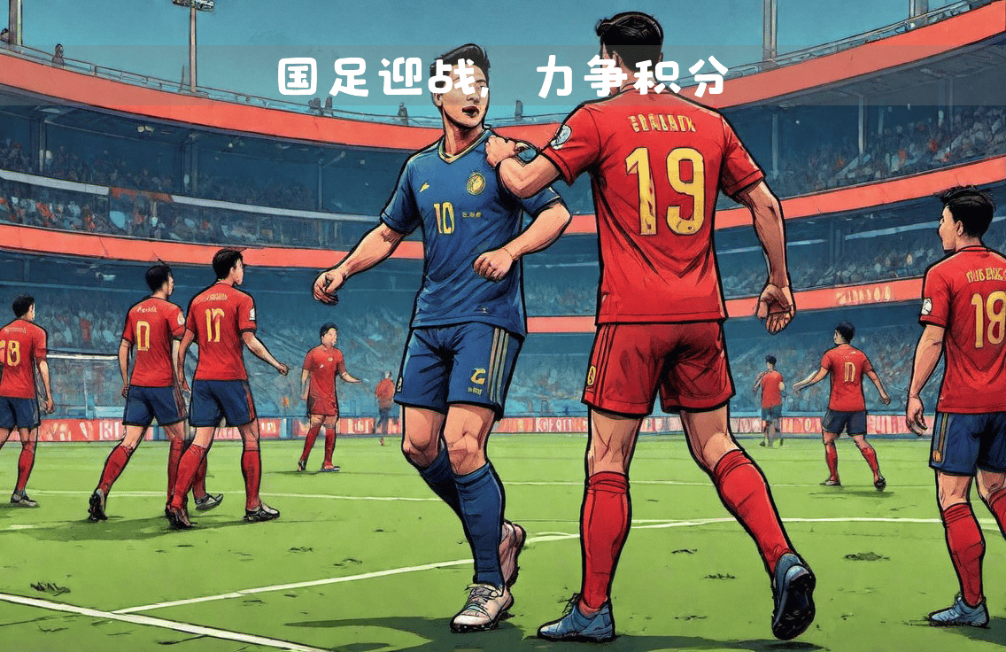 球场争锋，国足全力以赴争胜